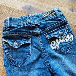 Girls Guess Fade Out Jeans W/ Awesome Detail